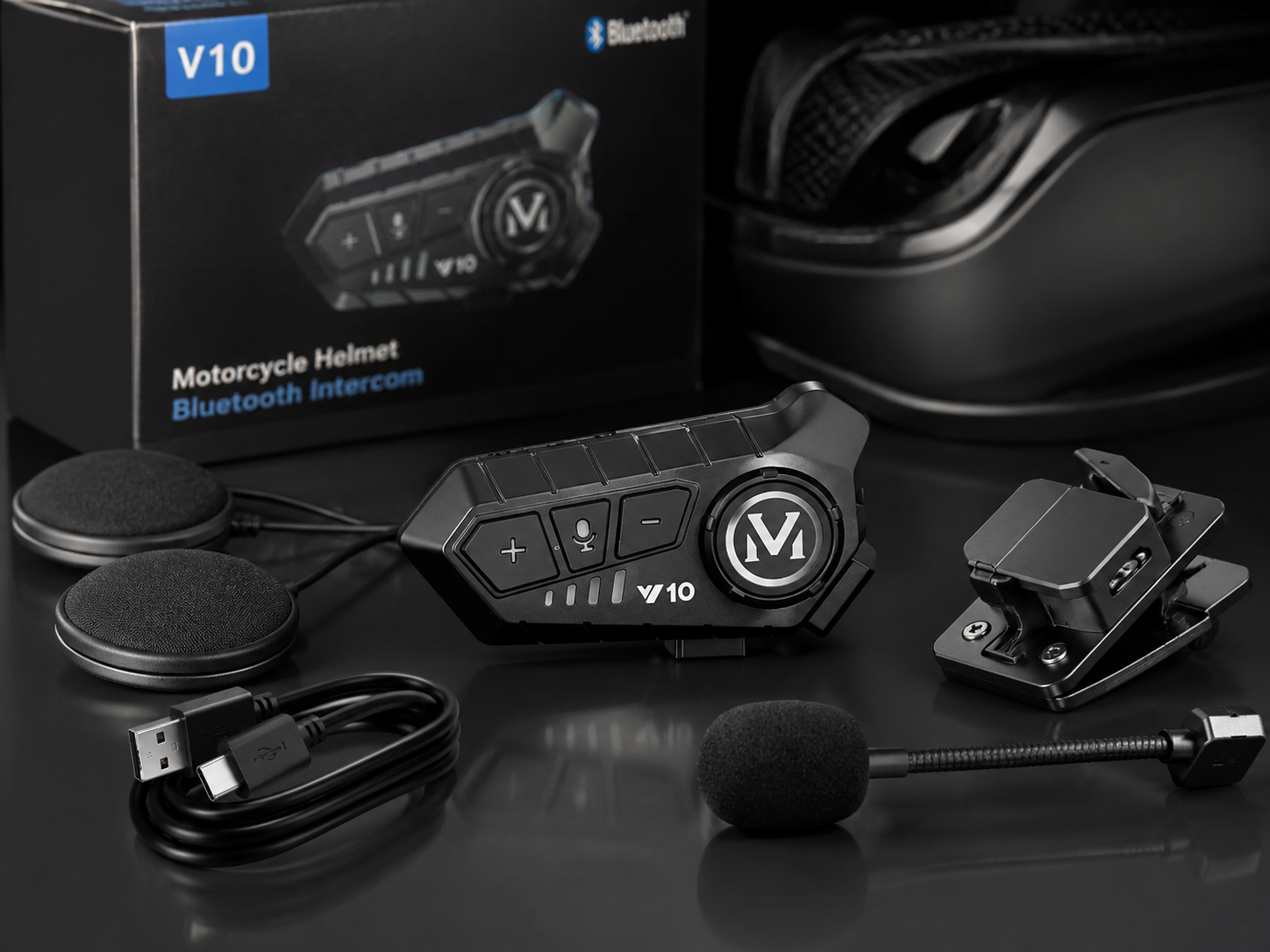 Intercom Moto Bluetooth V10