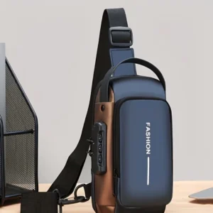 Sac bandoulière homme avec anti-vol