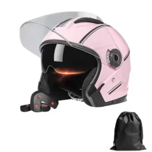 Casque Unisexe homologué avec double visière