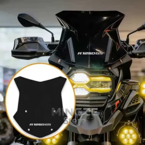 Pare brise noir pour BMW GS 1200/1250.  Fixation d&rsquo;origine
