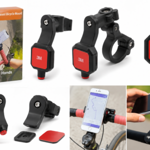 Support Téléphone Moto & Vélo – Fixation Rapide 3M – Rotation 360°